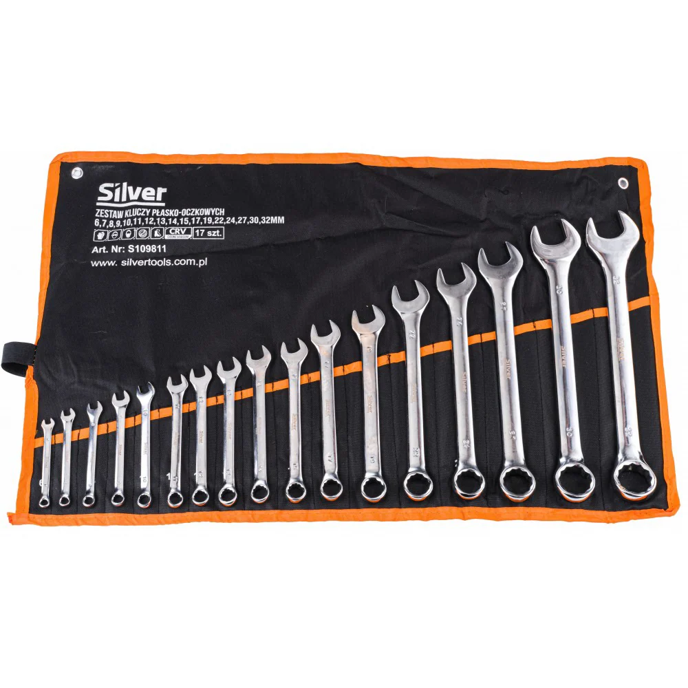 Set chei combinate, 6-32 mm, 17 elemente, Powermat PM109811
