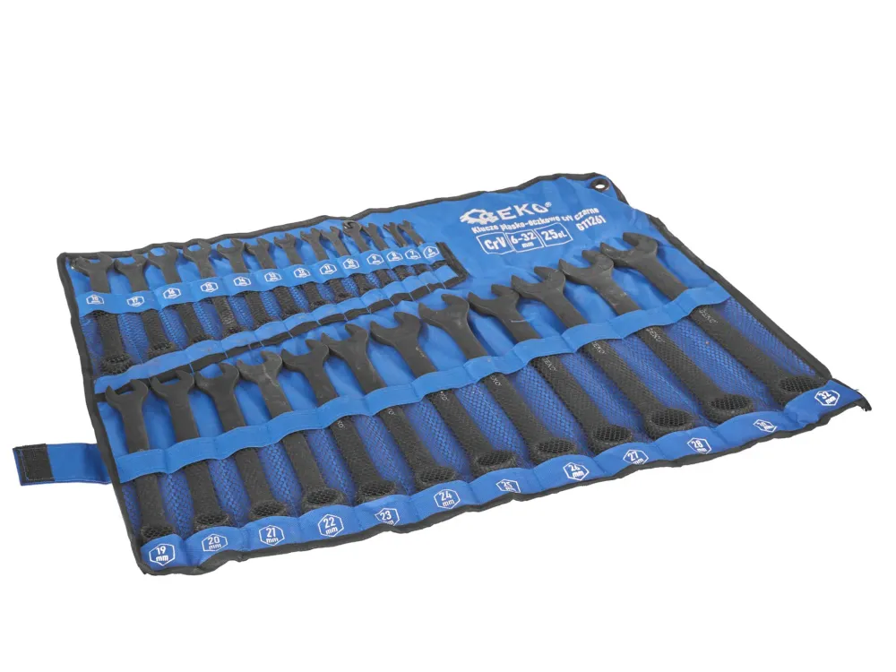 Set chei combinate. 6-32 mm, negru, 25 elemente, Geko G11261