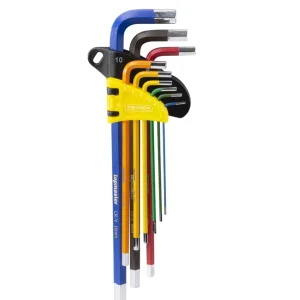 Set 9 chei imbus extra lungi color, Topmaster 390172