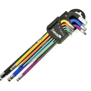 Set chei imbus torx, T10-T50, 9 elemente, Tvardy T00123