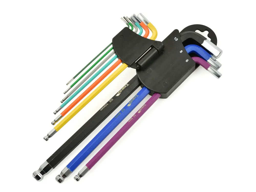 Set chei imbus torx, T10-T50, 9 elemente, Tvardy T00123
