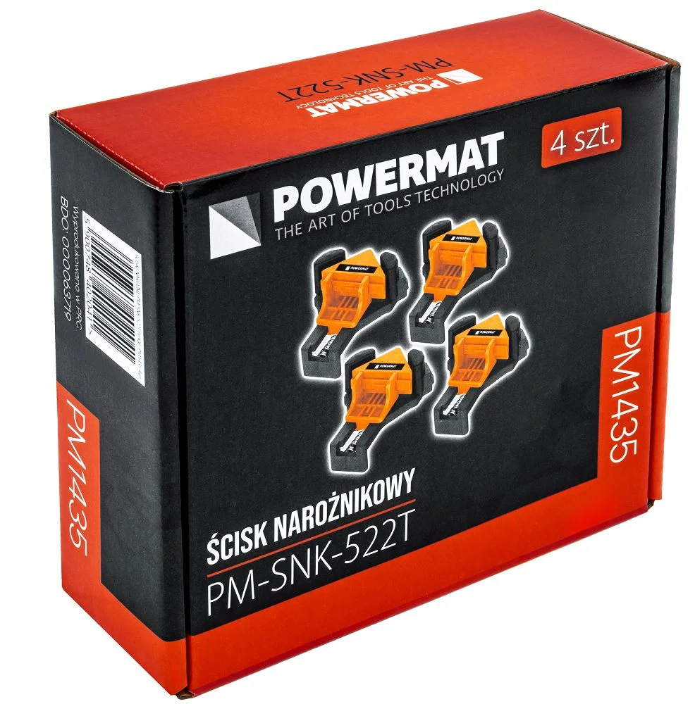 Set cleme de colt PM-SNK-522T, 4 bucati, Powermat PM1435