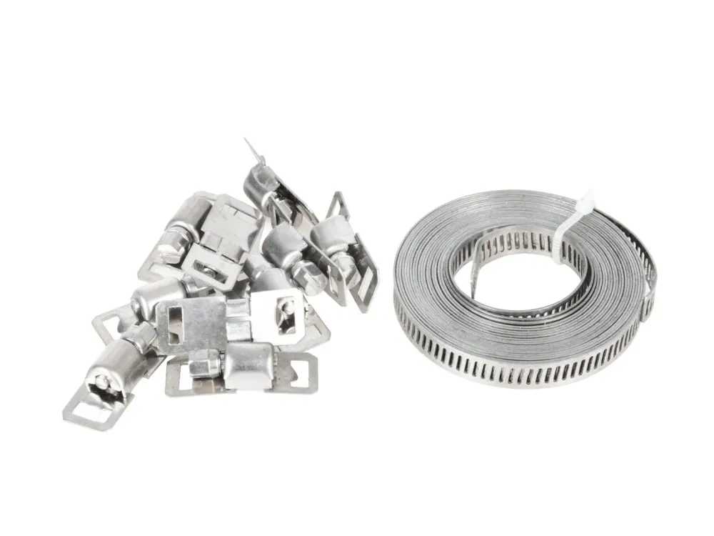 Set cleme pentru cablu, 8 mm x 3 m 10 bucati, Geko G17322