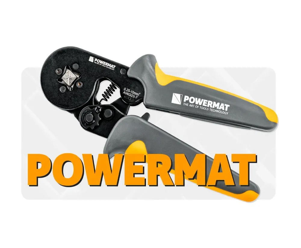 Set cleste pentru sertizare cu mansoane PM-ZDTK-175T, 1200 bucati, Powermat PM1408