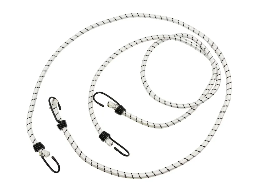 Set 2 coarde elastice pentru transport, 12 mm x 150 cm, Geko G02394