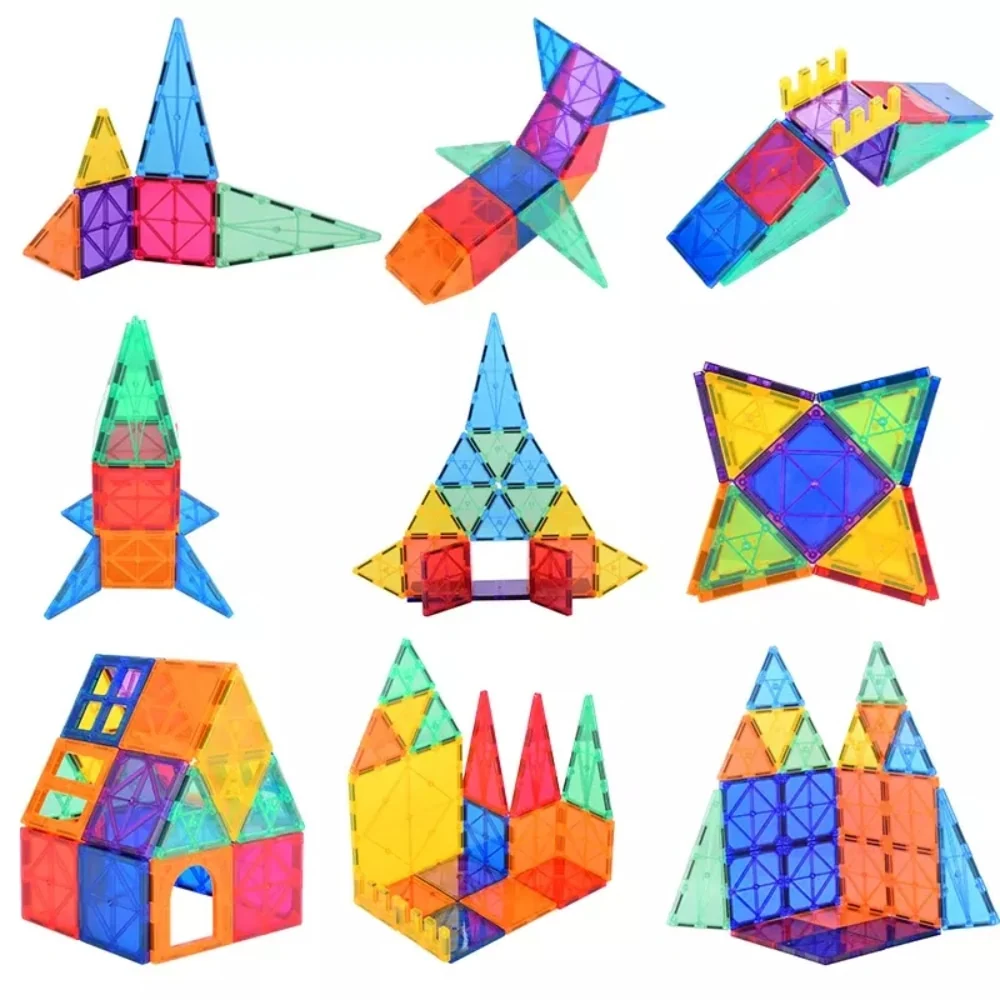 Set de constructie magnetic - 120 buc