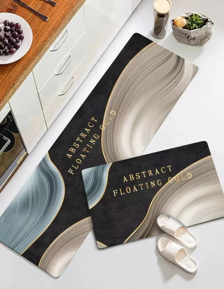 Set 2x covoare bucatarie abstract
