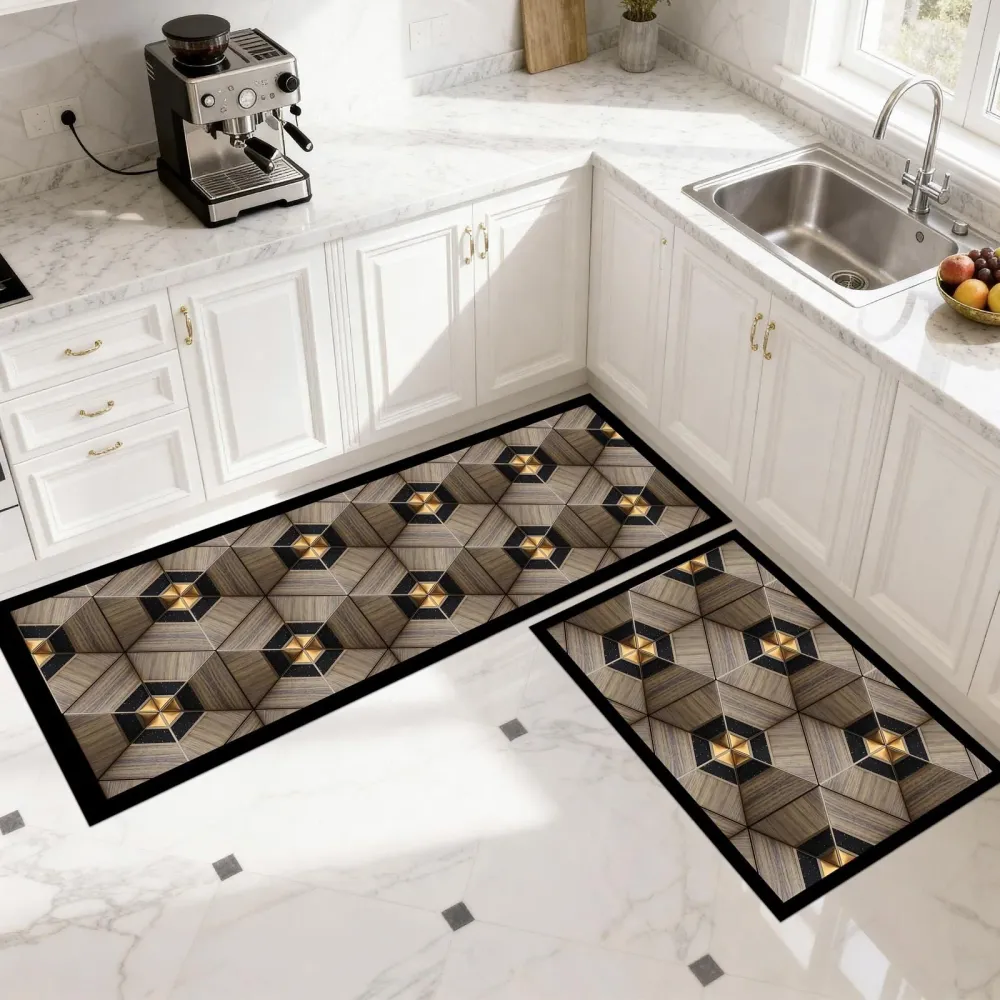 Set 2x covoare de bucatarie,model 3D