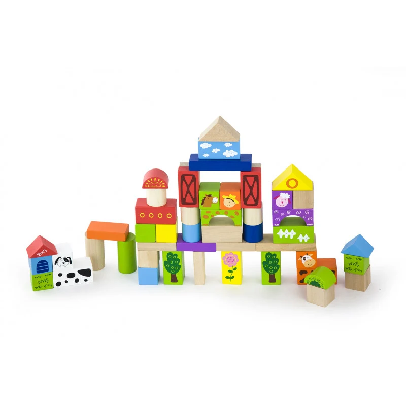 Set cuburi Ferma, 50 de piese, Viga