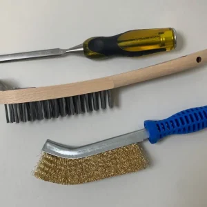 Set de curățare în 3 piese pentru sobe cu ulei și vase de arzător