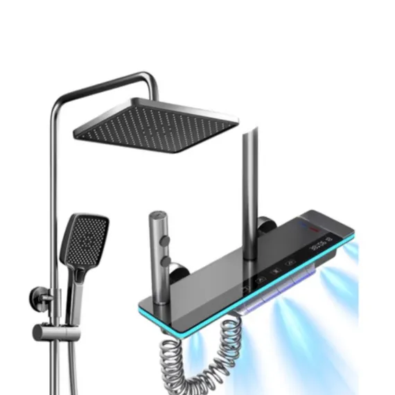 Set de dus cu Iluminare LED si afisaj Digital al Temperaturii