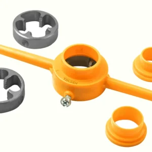 Set 3x filiere pentru filetare tevi PVC/PPR, 1/2”, 3/4”, 1” PREMIUM