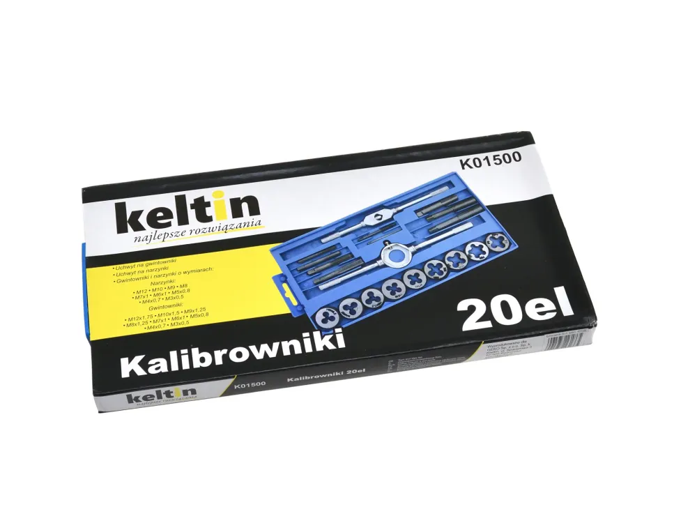 Set filiere si tarozi, 20 elemente, Keltin K01500