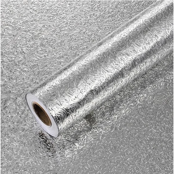 Set 3 folii de aluminiu autoadezive bucatarie 60 x 300 cm