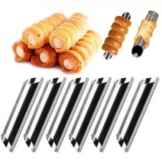 Set 12 forme cilindrice pentru prajituri