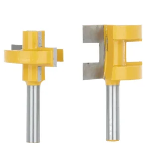 Set freze imbinare lemn, tija 8 mm, 2 elemente, Geko G01216