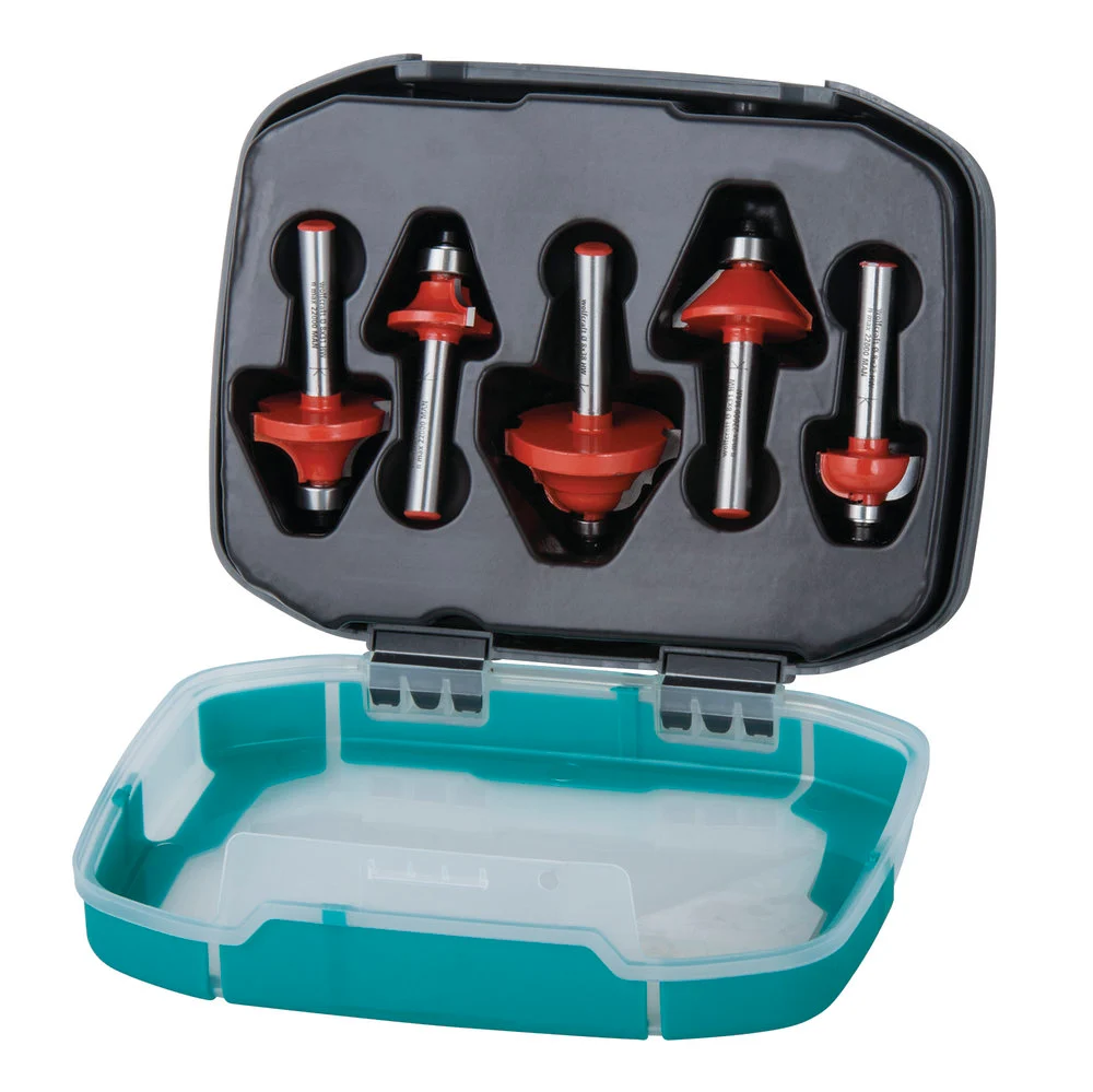 Set 5X freze lemn coada ø 8MM WOLFCRAFT - 8754000