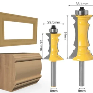 Set 2x Freze Pentru Rame, Model 2 - Coada 8mm