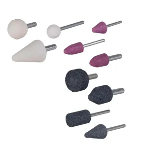 Set freze pentru slefuire, 10 elemente, Geko G01212