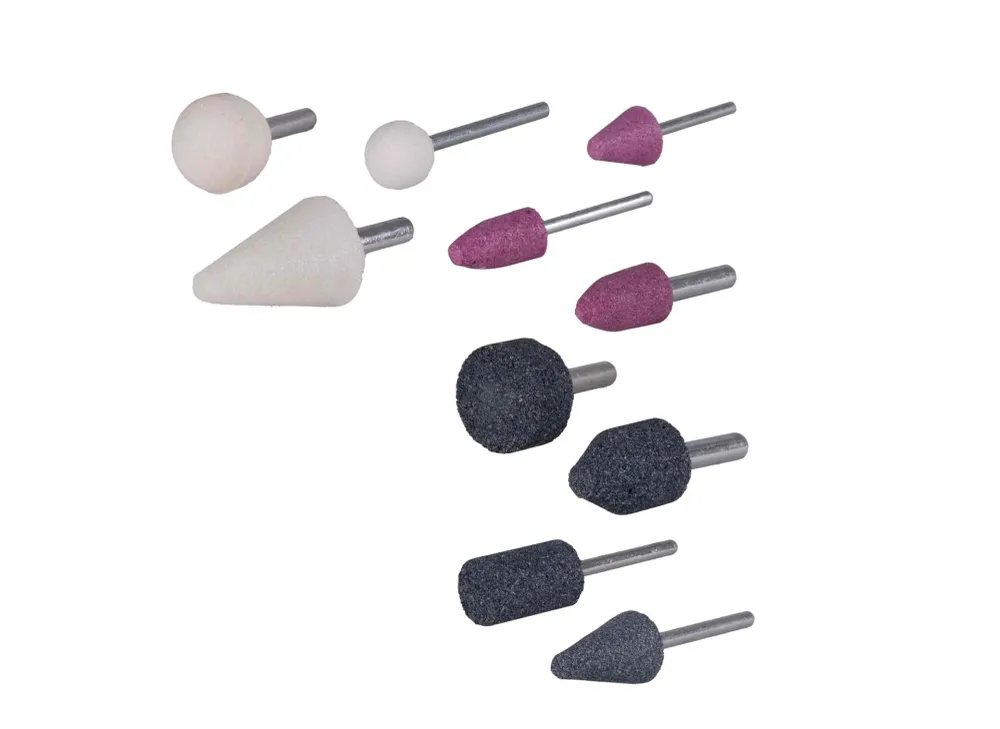 Set freze pentru slefuire, 10 elemente, Geko G01212