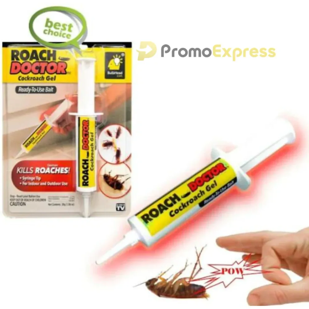 Set 3 x Insecticid tip seringa, solutie antigandaci RoachDoctor