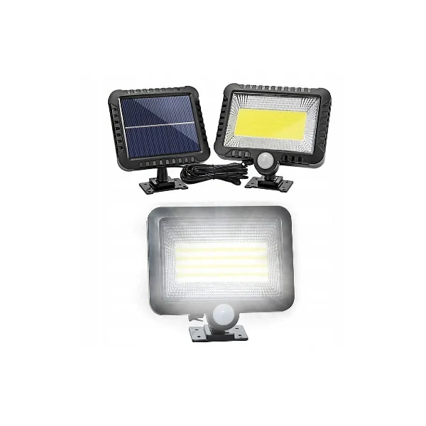 Set 2 x Lampa solara de perete cu senzor de miscare F100