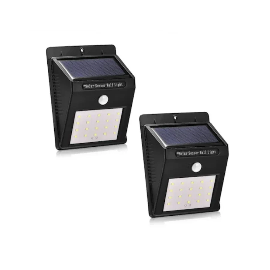 Set 2 lampi cu incarcare solara,30 LED