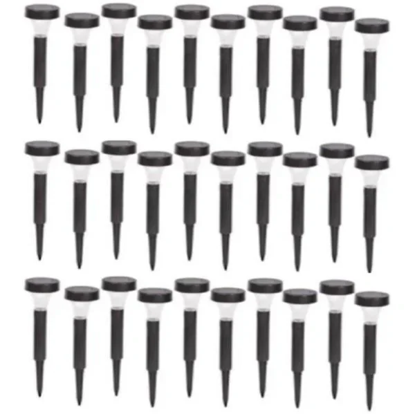 Set 30 lampi solare pentru gradina, IP 44, H 30 cm