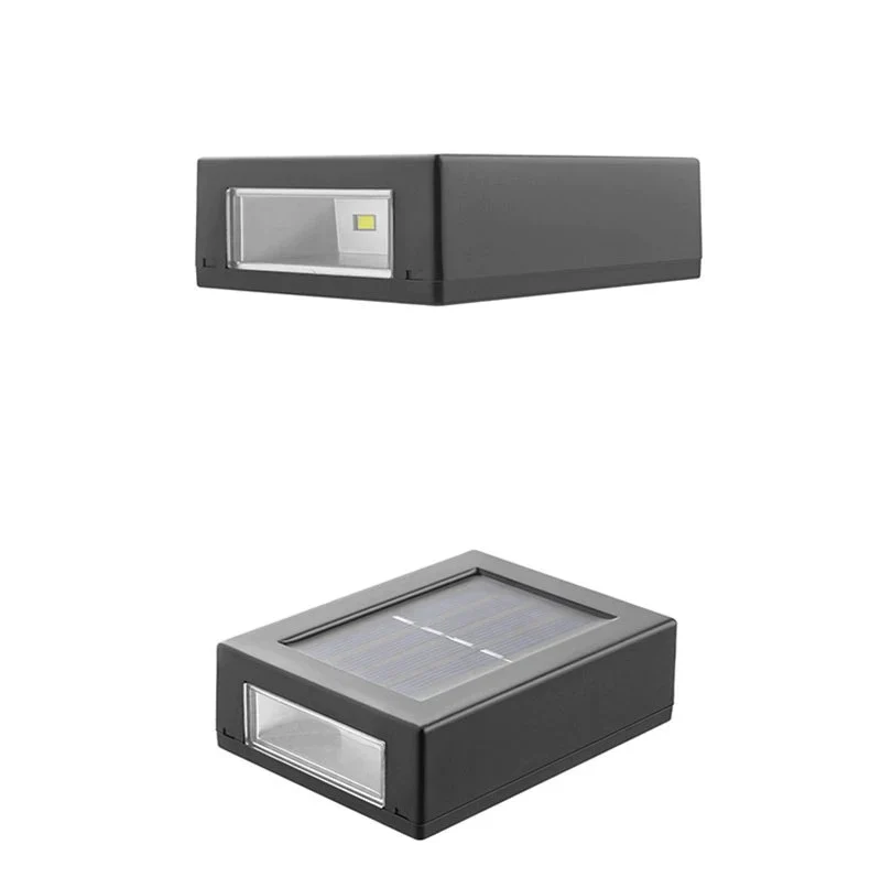 Set 2 lampi solare pentru perete exterior, iluminare sus-jos