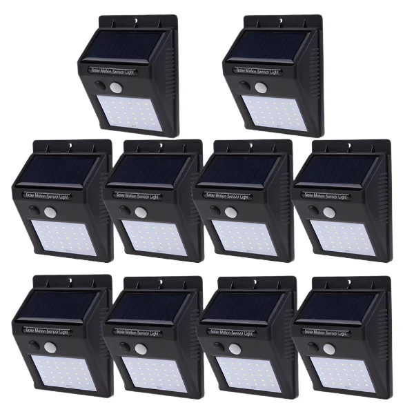 Set 10 Lampi Solare, portabile, 30 LED