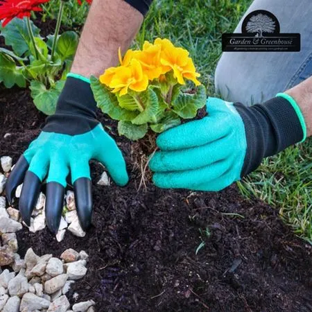 set 2x Manusi pentru gradinarit - ideale pentru sapat si plantat