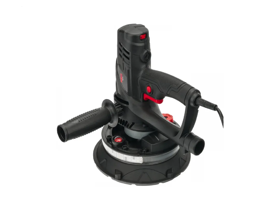 Set masina de slefuit orbitala, 12 foi abrazive, 1500 W, Red Technic RTSDG0023