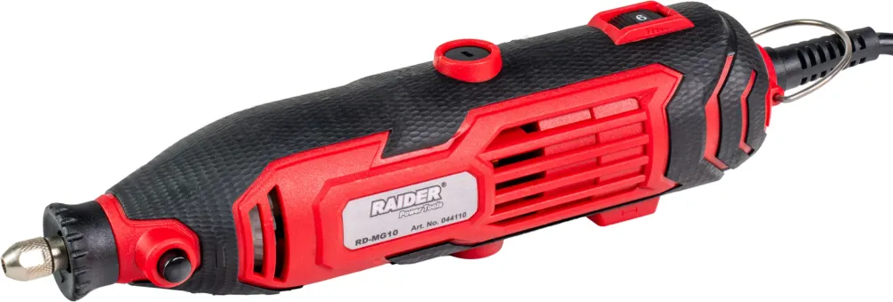 Set mini polizor cu accesorii, 160 W, 189 elemente, Raider 044110