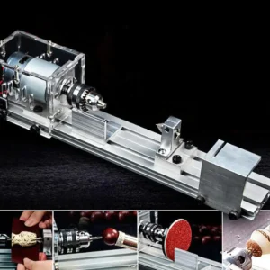 Set mini strung hobby pentru prelucrat lemn, 100W, cu dalti