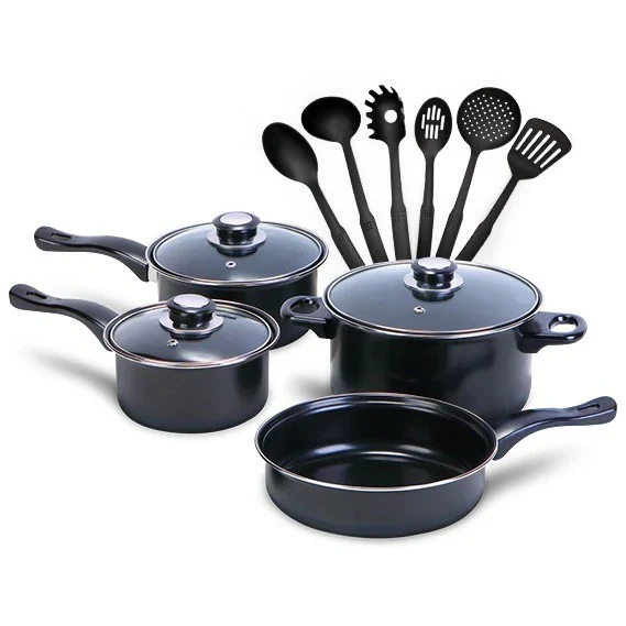 Set oale si ustensile bucatarie pentru gatit, 13 piese