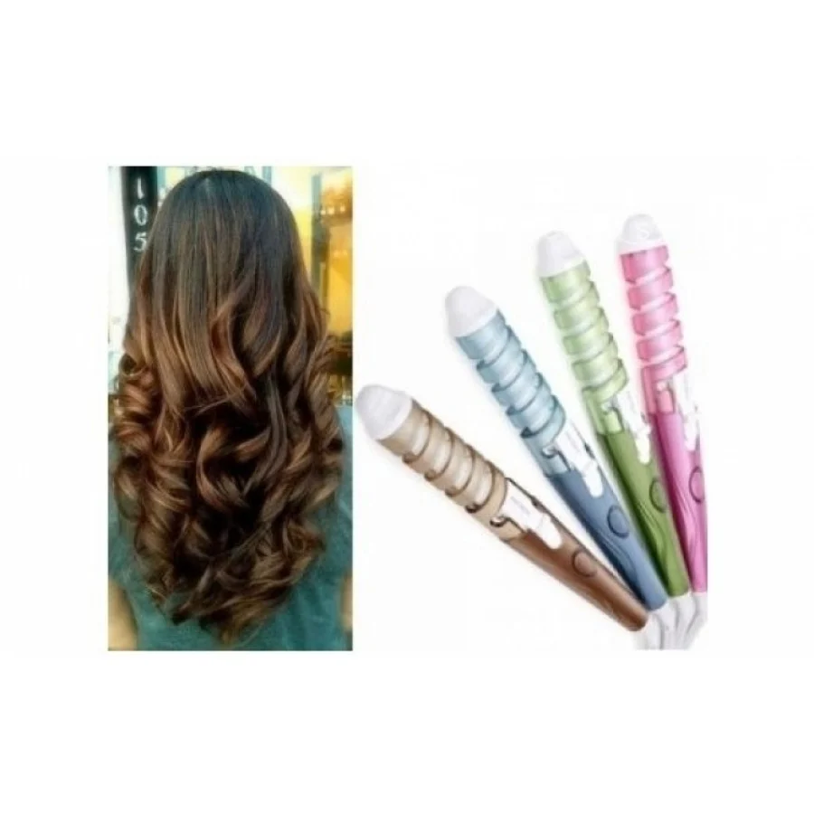 Set : Ondulator profesional par pentru bucle + Perie indreptat parul Straight Artifact