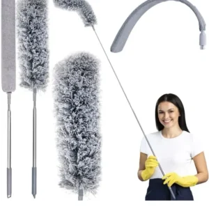 Set Pamatuf microfibra telescopic + mop spatii inguste