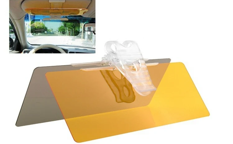 Set de 2 Parasolare Auto HD Visor, cu functie pentru zi si noapte