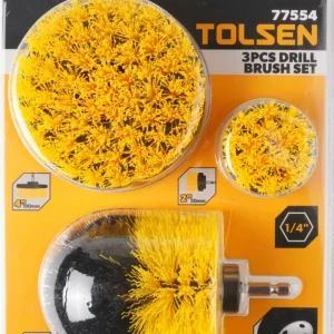 Set de perii curatare pentru bormasina 3 elemente, Tolsen