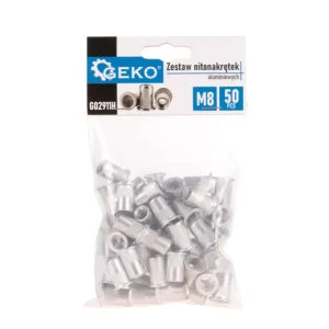 Set piulite M8, 50 elemente, Geko G02911H