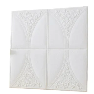 Set 10 x Placa de tapet 3D , auto-adeziv pentru interior, 70 x 77 cm