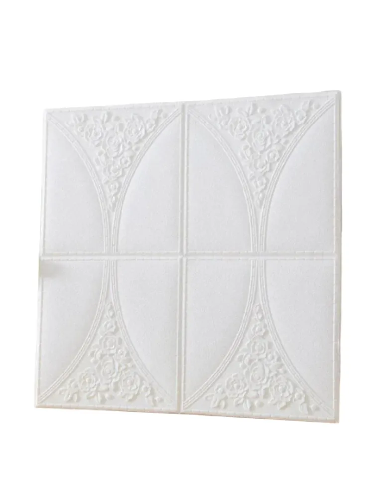 Set 10 x Placa de tapet 3D , auto-adeziv pentru interior, 70 x 77 cm