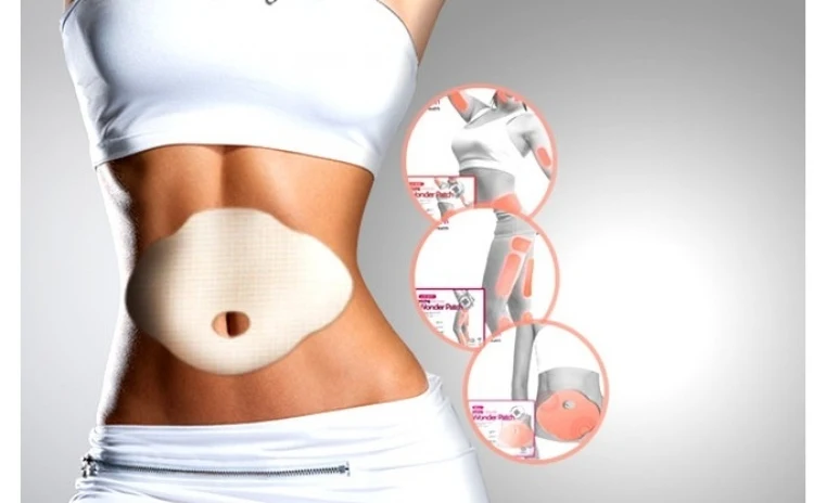 Set 10 plasturi pentru reducerea greutatii abdominala cu extracte din plante