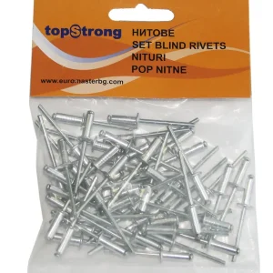 Set pop-nituri 4 x 10 mm 50 bucati, Topstrong 511136