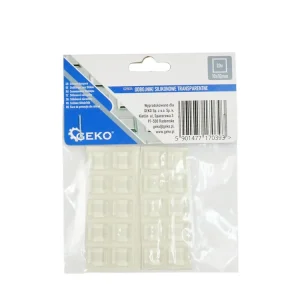 Set protectie de silicon pentru mobila, 10 x 10 mm, 20 elemente, Geko G29824