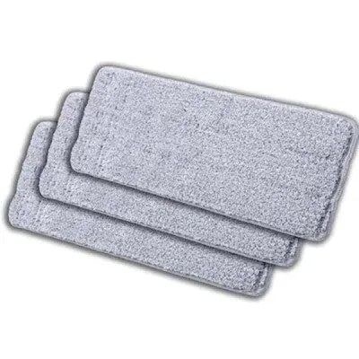 Set 3 rezerve din microfibra pentru mop plat, putere mare de absorbtie
