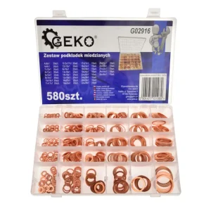 Set saibe cupru, 580 elemente, Geko G02916