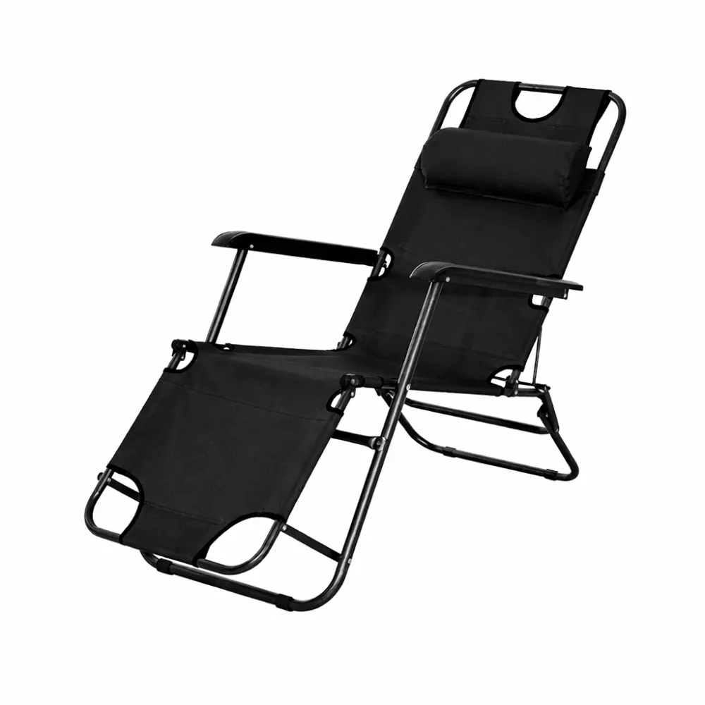 Set 2 sezlong negru