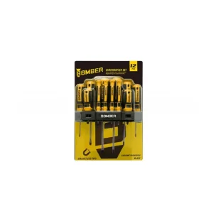 Set surubelnite Bomber, 12 elemente, Villager VL072334