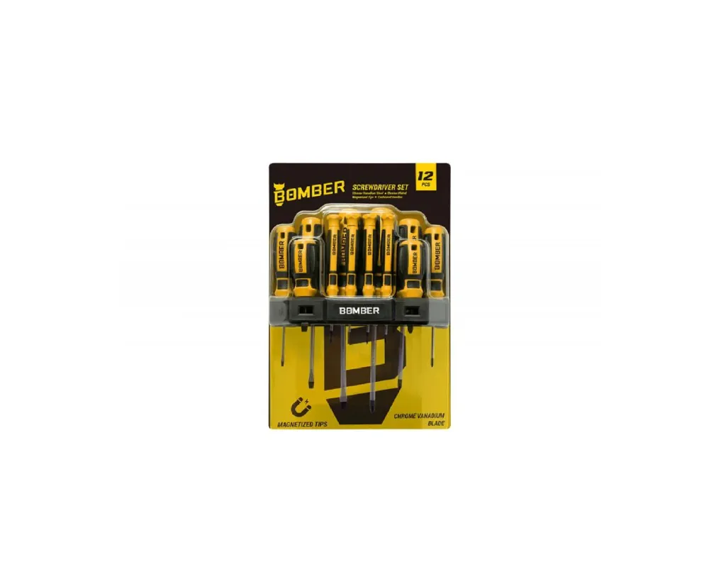 Set surubelnite Bomber, 12 elemente, Villager VL072334